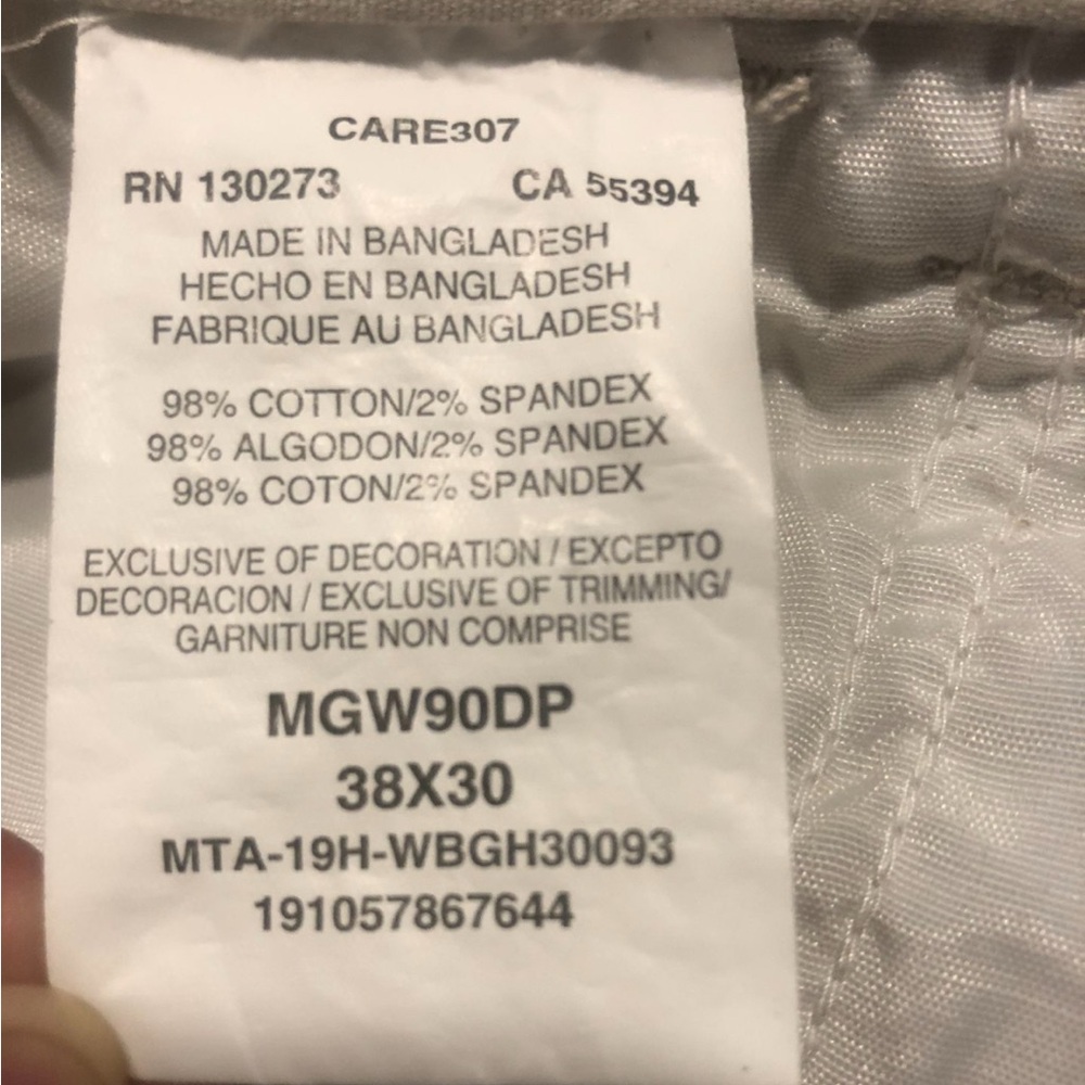 Men’s Wrangler Relaxed Fit Ripstop Cargo Pants. Beige/Khaki. Size - 38x30 - Picture 4 of 4